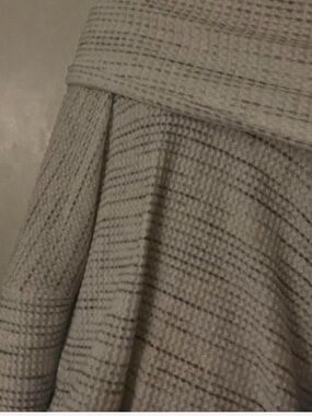 Green Envelope Cream Knit Sweater Label Detail